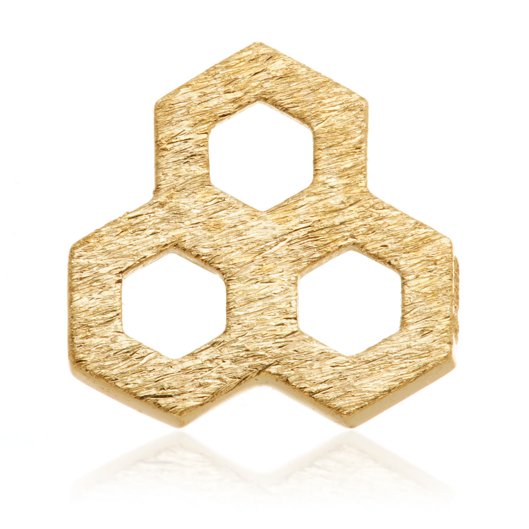 14ct Internal Gold Honeycomb Attachment